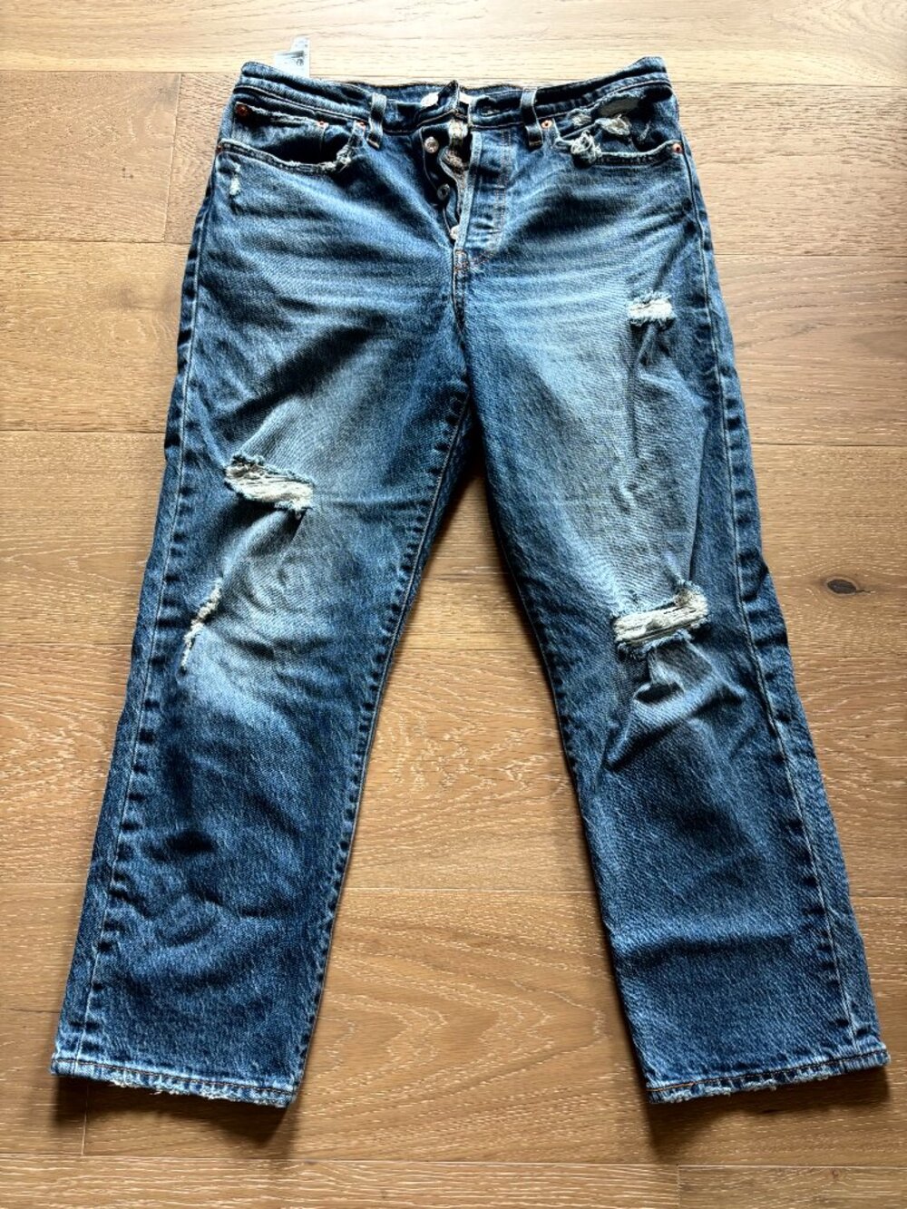 Levi's Cropped Wedgie Straight Jeans